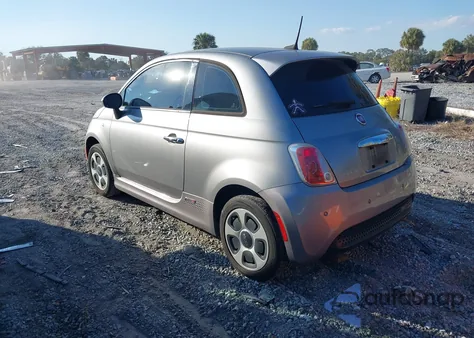 2017 Fiat 500E Battery Electric from USA, damaged, VIN 3C3CFFGE8HT579984